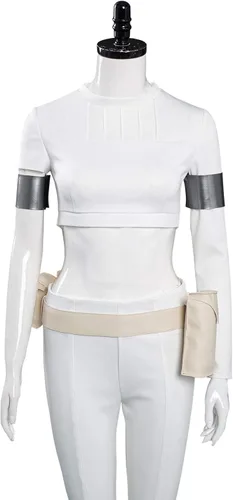 Vista 4 de Laku Queen Padme Amidala - Disfraz de cosplay de Halloween para mujer