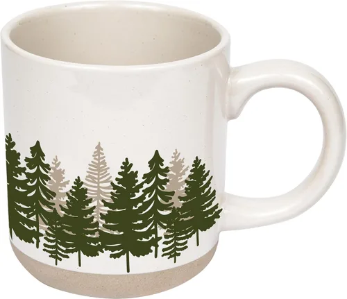 Vista 13 de Sweet Water Decor Taza de café de otoño con diseño de hojas marrones, taza de gres de 14 onzas para té y sidra, apta para microondas y lavavajillas