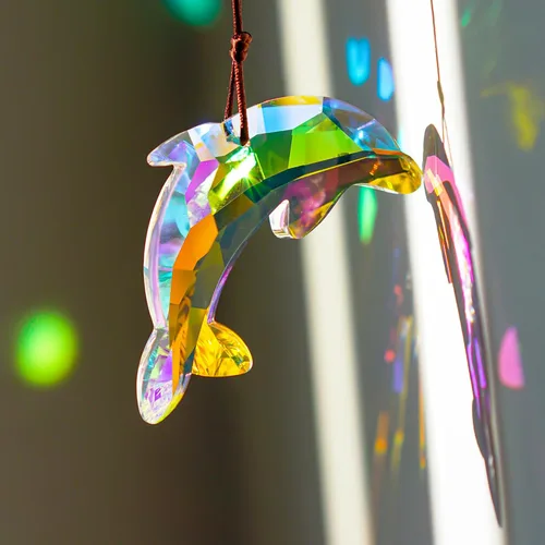 Vista 9 de 2.992 in AB Crystal Butterfly Prism Suncatcher Window Hanging Decor Mariposa