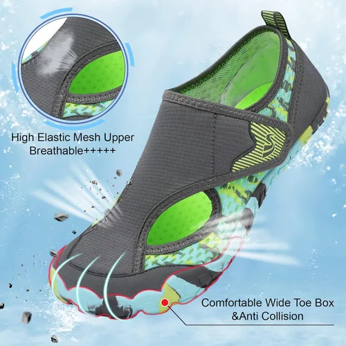 Vista 3 de Spesoul Zapatos de agua para mujer y hombre, para natación, playa, secado rápido, para piscina, senderismo, entrenamiento, deportes acuáticos al