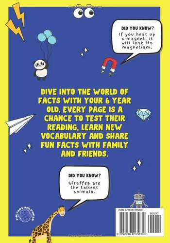 Vista 2 de Fantastic Facts for Curious 6 Year Olds Fun, interesting facts for 6 year olds with illustrations and interactive questions for learning.