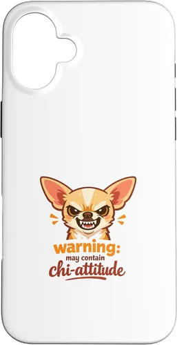 Vista 23 de Chihuahua Attitude Warning - Carcasa para iPhone XR