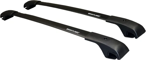 Vista 2 de BrightLines Barras transversales personalizadas para portaequipajes compatibles con Mercedes Benz GLE 350 2015-2018