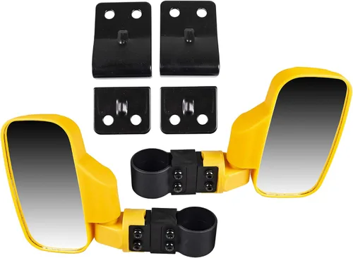 Vista 7 de NICHE Blue Offroad - Juego de espejo retrovisor lateral para vehículo utilitario lateral x lateral UTV con barra de jaula antivuelco Pro-Fit For