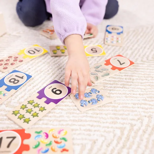 Vista 7 de Melissa & Doug Rompecabezas de números para autocorrección, Multicolor/Ninguno