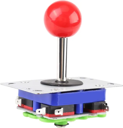 Vista 5 de Arcade Joystick Zippy Joystick Clásico 248 Way Juego Joystick Bola Ajustable Competencia Estilo Mango Largo Joystick Happ Joystick para Arcade