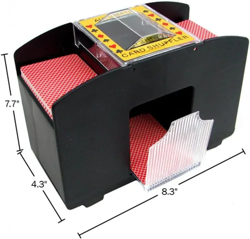 Vista 9 de Mezclador de cartas automático de 4 barajas Trademark Poker