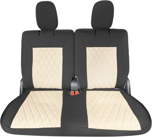 Vista 23 de FH Group Fundas de asiento de automóvil de ajuste personalizado específicamente hechas para Ford Explorer Base 2020-2024, fundas de asiento Negro