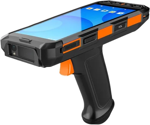 Vista 9 de Android 13 Escáner de Código de Barras Portátil para Computadora Móvil, PDA con Pantalla Táctil de 5.5 Pulgadas con Motor de Escaneo de Código