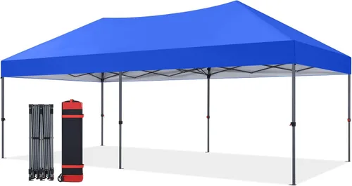Vista 25 de COOSHADE - Tienda de campaña fácil de montar 8x8 pies (azul marino)
