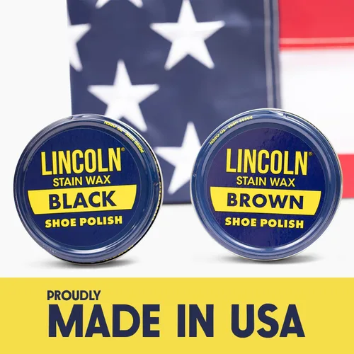 Vista 4 de Lincoln Cera para pulir zapatos - 2-1/8 oz Fabricado en Estados Unidos desde 1925