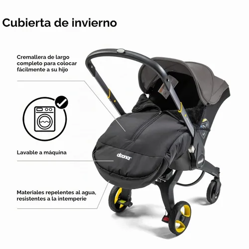 Vista 2 de Cubierta de invierno Doona: Compatible con el asiento de coche y el cochecito Doona