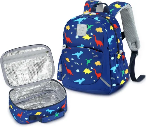 Vista 10 de CAMTOP Mochila para niños pequeños, 12 pulgadas para preescolar y guardería Vehículo negro