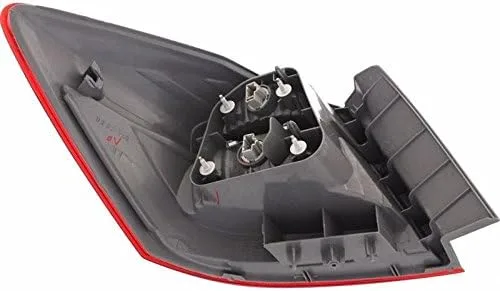 Vista 5 de Para Honda Accord 2013-2015 lado pasajero OEM reemplazo luz trasera lámpara trasera HO2805101 (no compatible con la versión LED)