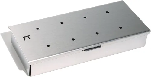 Vista 3 de Outset Q177 parrilla de gas para ahumar, 5.25" x 8.25" x 1.25", Caja de ahumado con virutas de madera: Hierro fundido