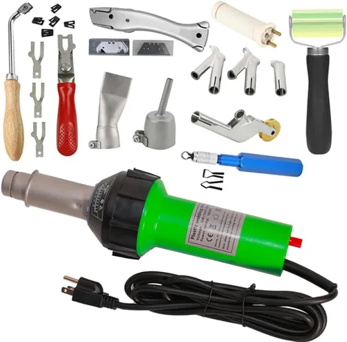 Vista 11 de Beyondlife 1600W Pistola de Aire Caliente para Soldadura de Plástico Pistola de Calentamiento de PVC Pistola de Gas Caliente Herramienta