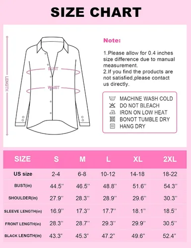 Vista 6 de siliteelon Womens Button Down Shirts Cotton Long Sleeve Oversized Boyfriend Blouses Collared Dress Tops with Pockets
