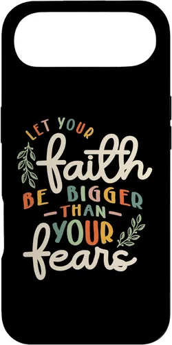 Vista 27 de Faith Over Fear Vintage Inspire Christian Design Case for iPhone 17