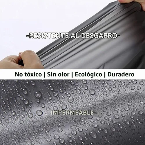 Vista 6 de Chubasqueros para mujeres y hombres, reutilizables, portátiles, impermeables, EVA, largos ponchos de lluvia con capuchas Negro