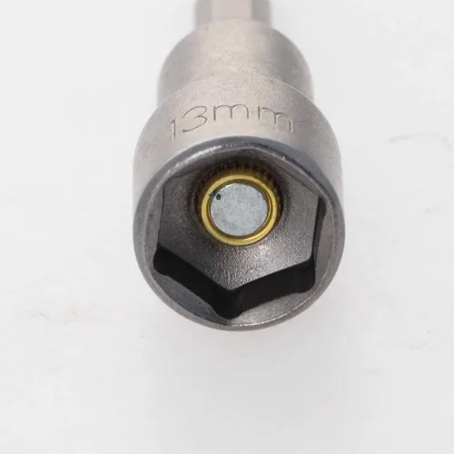 Vista 3 de Utoolmart Broca de cambio rápido de 1/4 de pulgada con vástago hexagonal de 0.512 in, 2 piezas de longitud de 2.559 in, métrica con magnética, 2