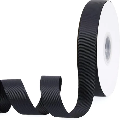 Vista 32 de Cinta de grogrén de doble cara de color liso azul bebé de 1-1/2 pulgadas x 50 yardas para envolver regalos, bodas, fiestas, manualidades, lazos