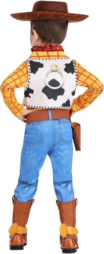 Vista 8 de Disney Deluxe Woody Toy Story - Disfraz para niño