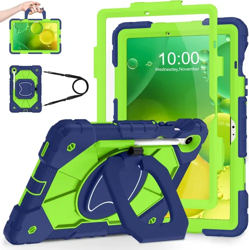 Vista 17 de WESOROL Funda para Samsung Galaxy Tab S10 Lite/S10 FE/S9 FE/S9 10.9/11 pulgadas (2025/2023), Funda para Tableta Galaxy Tab S9 a prueba de golpes