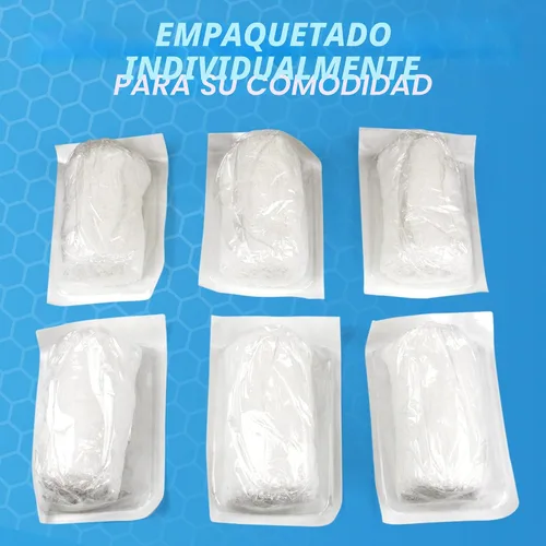 Vista 6 de Rollos de gasa Kerlix - Apósito de gasa de algodón - 6 capas - ESTÉRIL - 10 cm X 3,7 m - Absorción extra - Apósito de gasa médico - 6 rollos - Libre