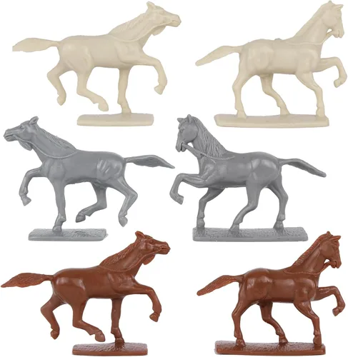 Vista 5 de BMC CTS Batalla de Little Big Horn Soldados de plástico – 20 piezas de figuras de sioux y caballería