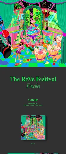 Vista 2 de Red Velvet The Reve Festival Finale' - Álbum de recortes para álbum de recortes, versión CD+folleto de 52p, tarjeta fotográfica de 1p, juego