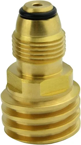 Vista 2 de Onlyfire Adaptadores de tanque de propano de ajuste universal: convierte la válvula de servicio POL del tanque LP en salida QCC1 (tipo 1)
