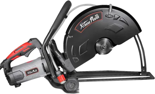 Vista 4 de XtremepowerUS 3200W Sierra Circular Demo de Corte de Disco Eléctrico para Concreto Húmedo/Seco con Rodillo de Guía de Corte de 40 cm