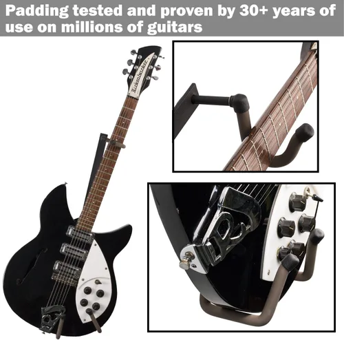 Vista 4 de Soporte de guitarra horizontal para instrumentos de cuerpo estrecho - Slatwall de 3" Electric Or Narrow Body