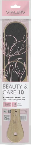 Vista 2 de STALEKS Beauty & Care - Lima de madera 10/3, grano 60/80/100/120