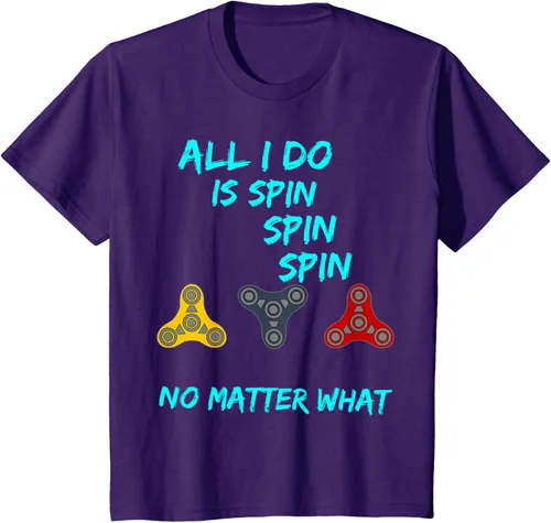 Vista 14 de Fidget Spinner All I Do is Spin Fun T-Shirt