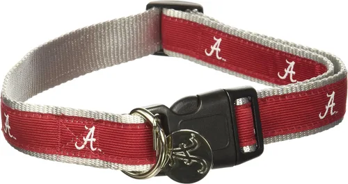 Vista 6 de Collar de perro de NCAA. PREMIUM cuello ajustable Collar de perros – Fútbol/Baloncesto para perros & gatos. Durable Collar de mascota de deportes