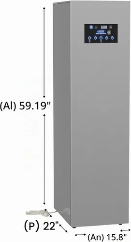 Vista 5 de Equator LAUNDRY CENTER Silver WASHER 15Lbs+Vented DRYER+ Steam Dryer CLOSET 110V