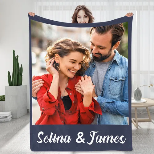 Vista 14 de Manta personalizada con fotos, texto, regalos personalizados para parejas, mantas con mis propias fotos, mantas con fotos personalizadas para niños