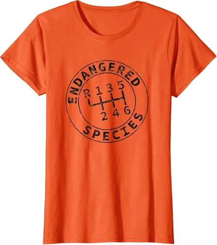 Vista 11 de Endangered Species Stick Shift Manual Transmission Drivers T-Shirt Baby Blue