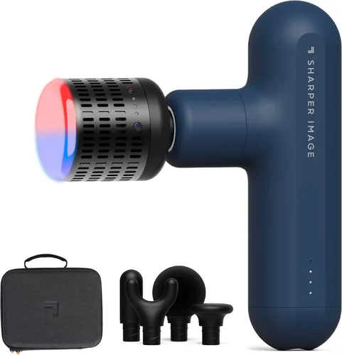 Vista 12 de Sharper Image Powerboost Move Aero [nueva versión 2026] Mini pistola de masaje de percusión de tejido profundo, herramienta de masaje