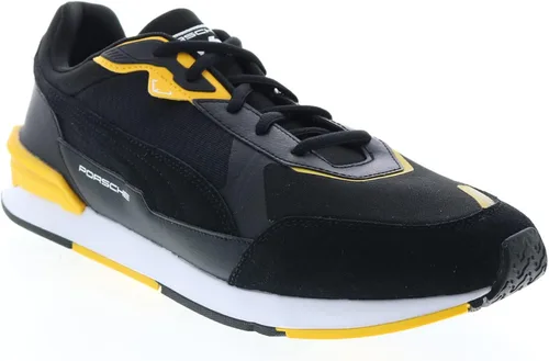 Vista 4 de PUMA Mens Porsche Legacy Low Racer Sneakers Shoes Casual - Black