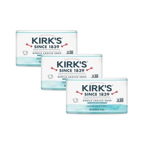 Vista 8 de Kirk's Castilla: Jabón en barra de Coco Castilla, Original 4 oz (paquete de 2)