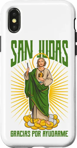 Vista 5 de San Judas Tadeo Gracias por ayudarme - Carcasa para iPhone 17