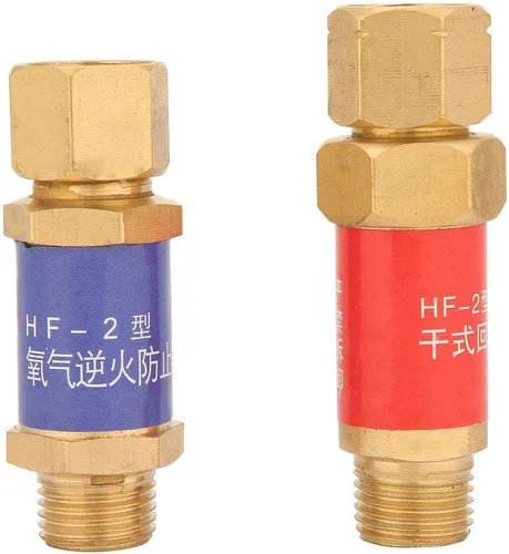 Vista 8 de Válvula antirretorno de oxígeno-acetileno, 1,5 oxígeno-acetileno antirretorno para equipos de soldadura de gas para hogares privados