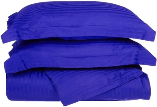 Vista 14 de LaxLinen Juego de funda de edredón de 3 piezas (1 funda de edredón con 2 fundas de almohada) 100% algodón de calidad suave, con cierre