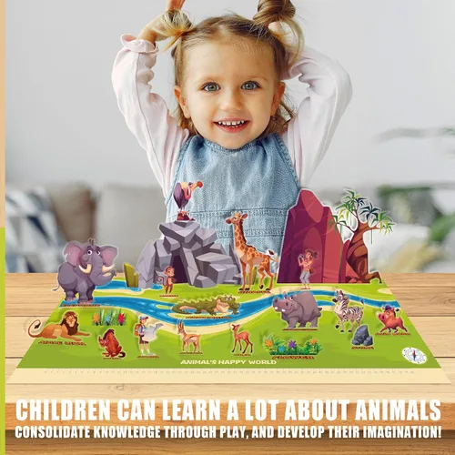 Vista 4 de 110 calcomanías 3D para niños, colección de calcomanías, accesorios para niños, calcomanías de animales para educación, hogar, escuela