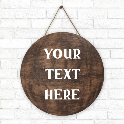Vista 9 de Letrero de madera personalizado para decoración del hogar, tablero de placa de madera con texto para puerta de granja, cocina, decoración