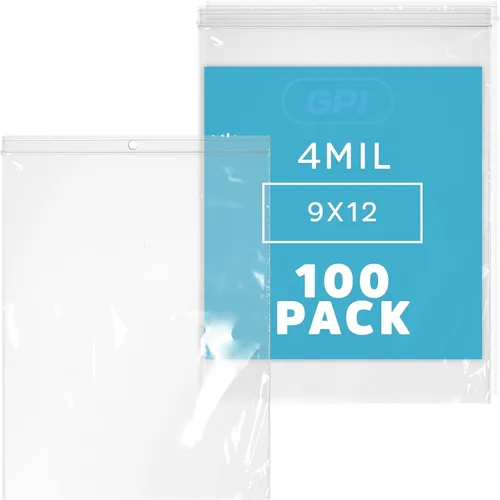 Vista 11 de GPI - Bolsas de plástico transparente con cremallera de 3" x 4", 100 unidades, bolsas de polietileno resistentes de servicio pesado de 4 mil