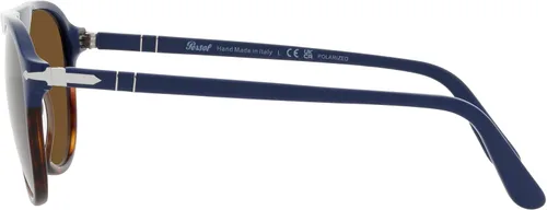 Vista 2 de Persol PO3302S Pilot - Gafas de sol para hombre, VerdeHavana ChiaraNegro Polarizado
