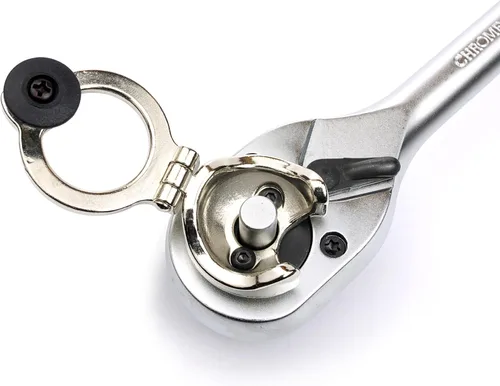 Vista 6 de Ascend Tools Trinquete de rueda fácil de 3/8 pulgadas, acción de trinquete de 72 dientes, cabezal de liberación rápida, rotador, giratorio, llave